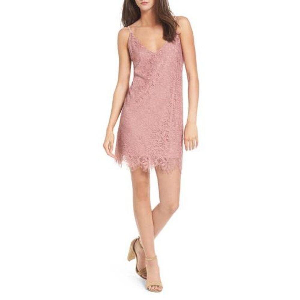 Speechless Womens Lace Slip Dress